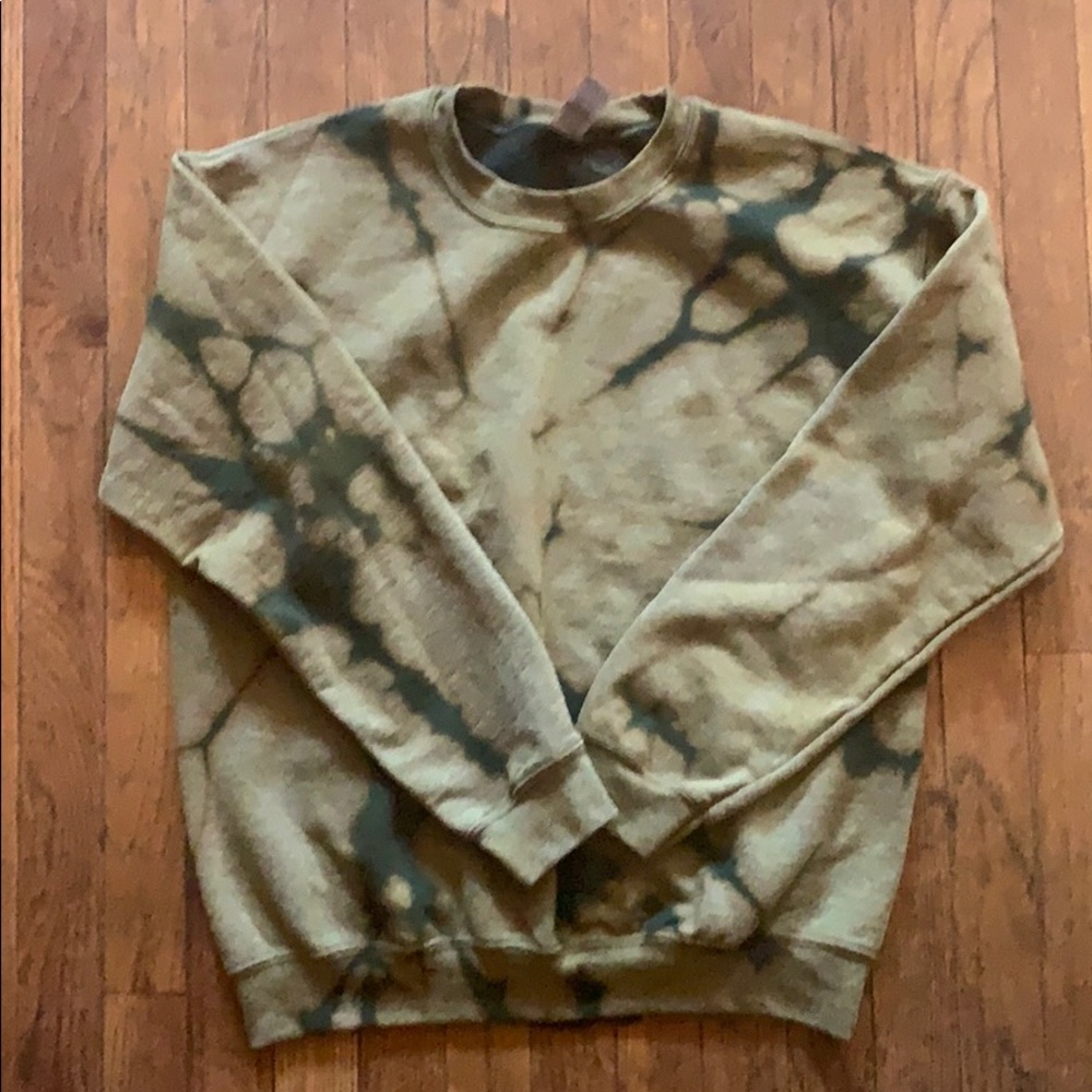 Emerald Bleach Dyed Sweatshirt